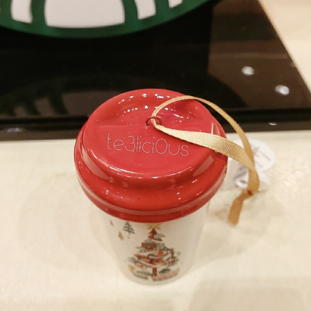 DISNEY STARBUCKS HAPPY HOLIDAY ORNAMENT - Picture 4 of 5